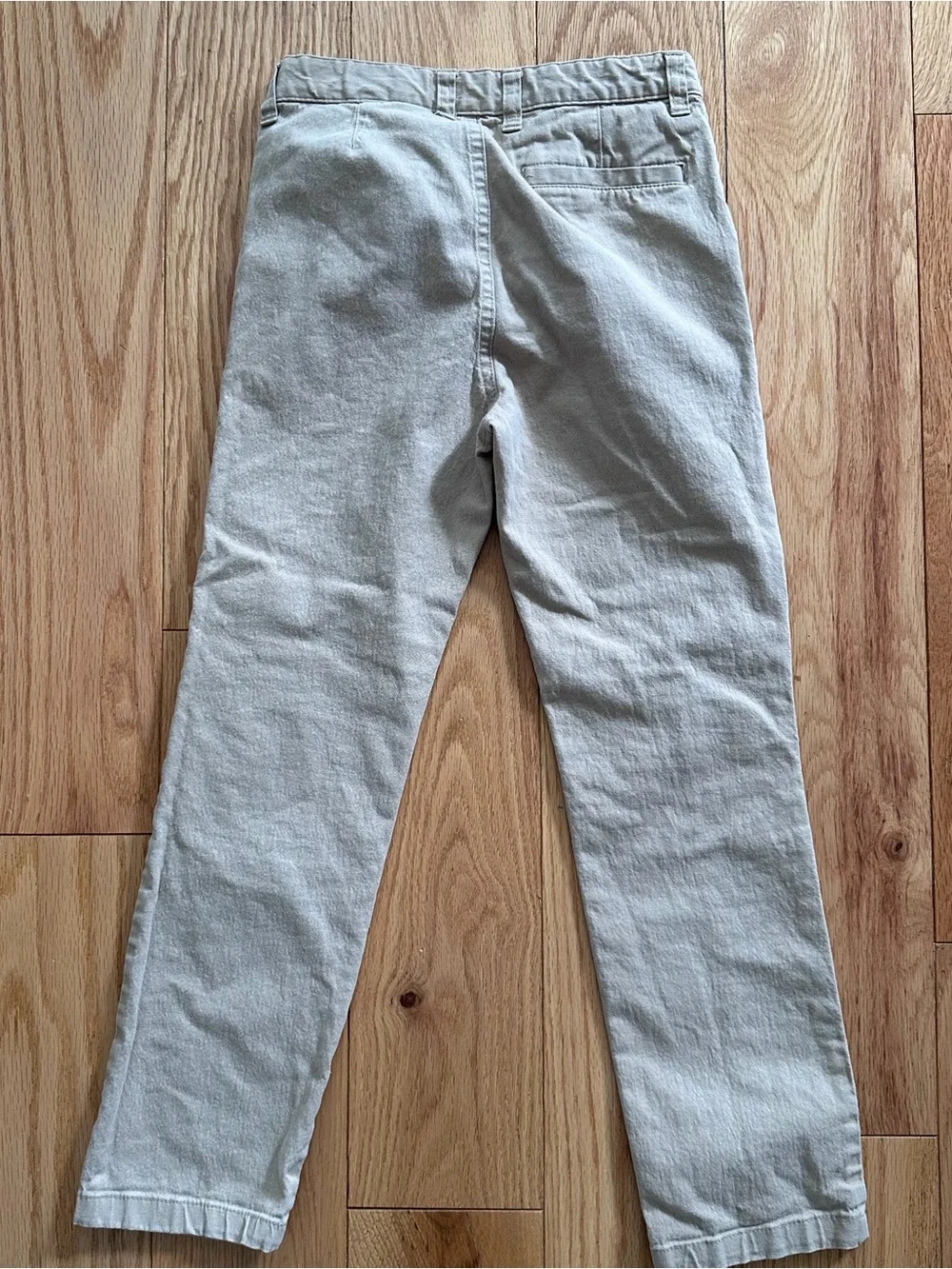 Bundle of 4 Old Navy boys chino slim school uniform pants beige size 10